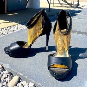 Tassel platform heels